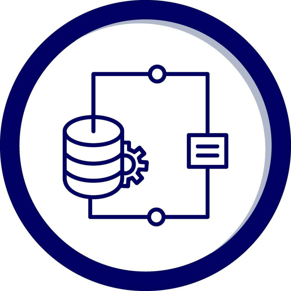 icône de vecteur d'intégration de données