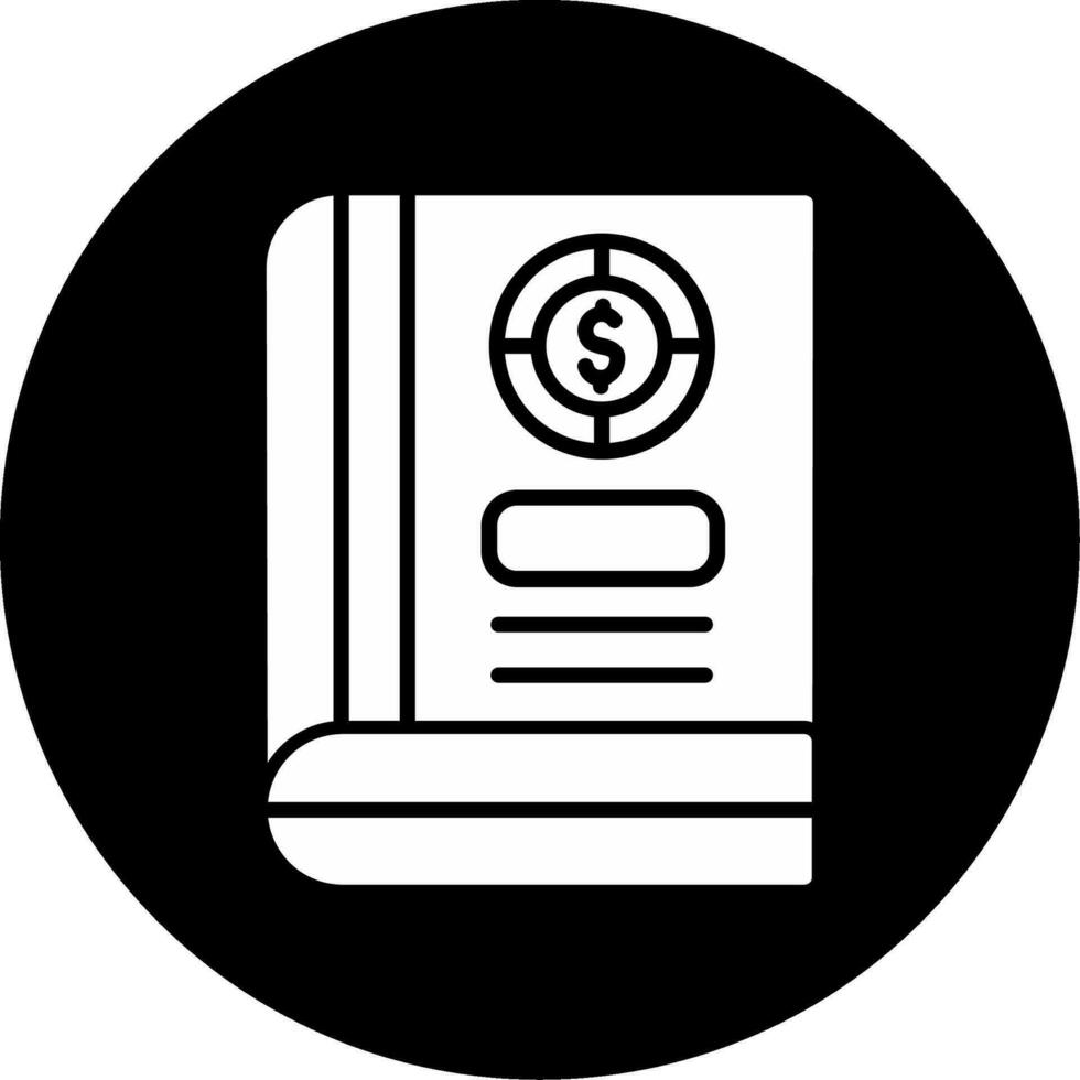 icône de vecteur de livre comptable