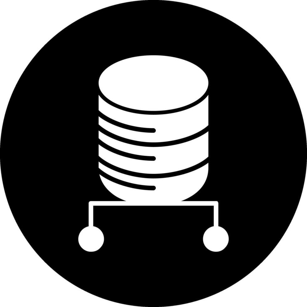 icône de vecteur de serveur de données