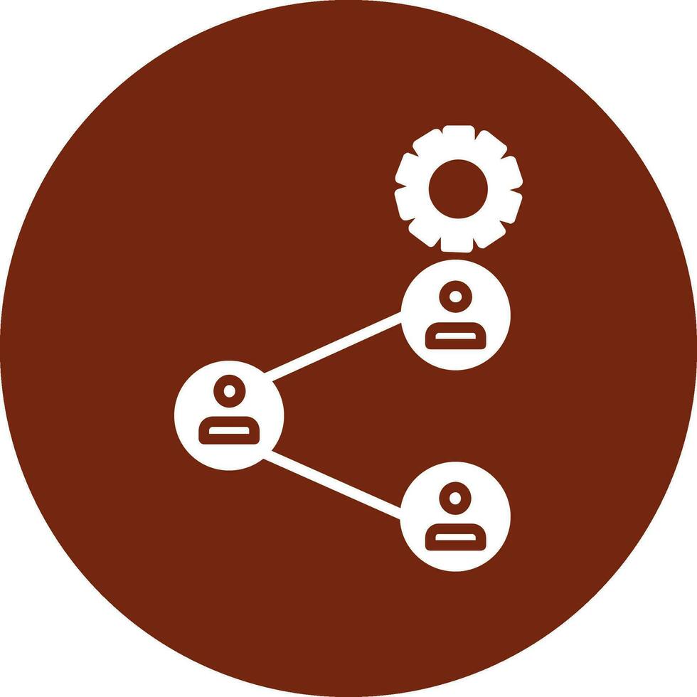 icône de vecteur de relation