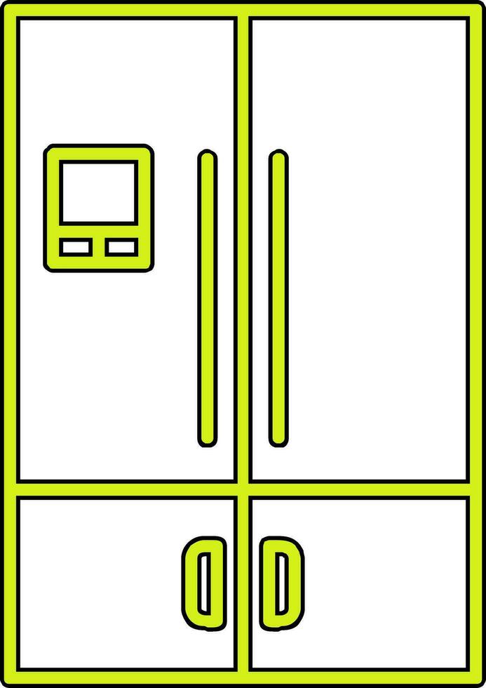 icône de vecteur de réfrigérateur