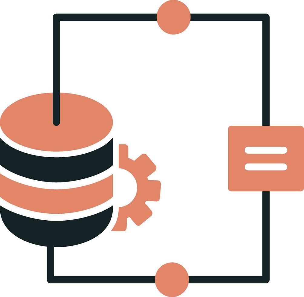 icône de vecteur d'intégration de données