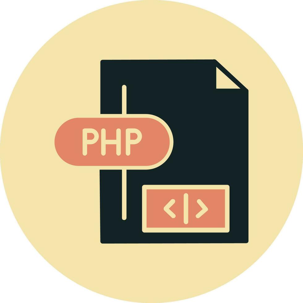 icône de vecteur php