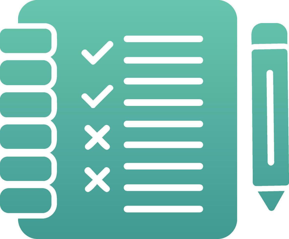icône de vecteur de liste de contrôle