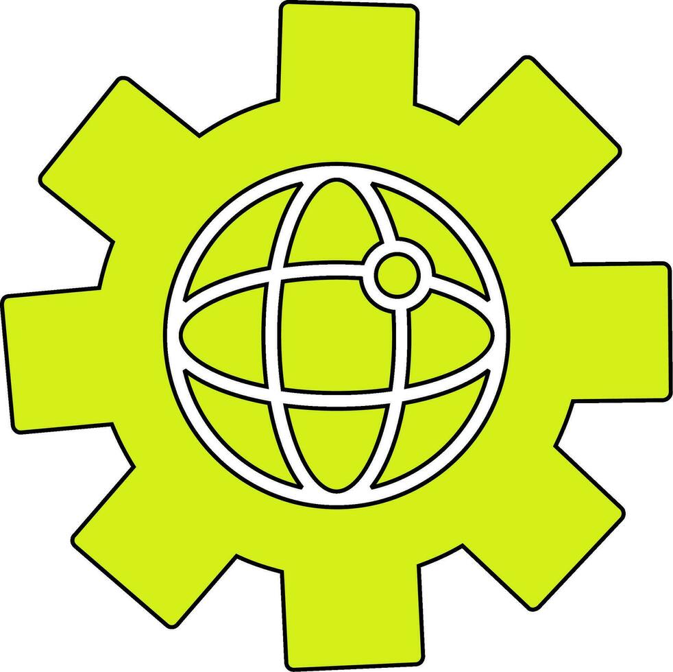 icône de vecteur de mondialisation