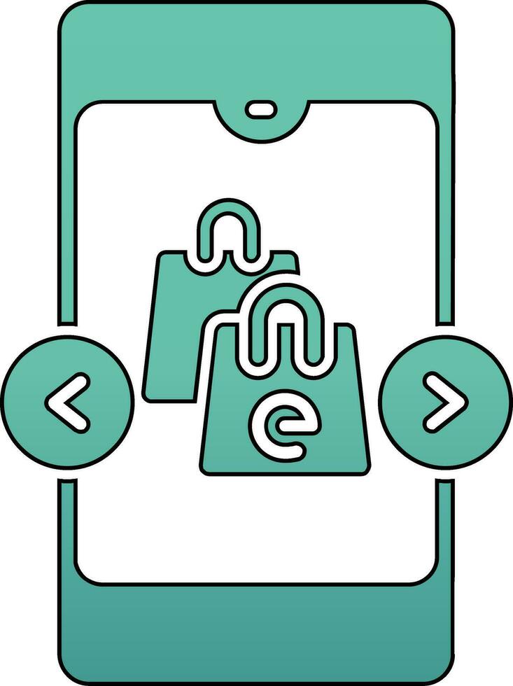 icône de vecteur de commerce électronique