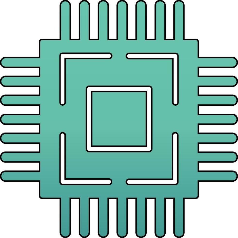 icône de vecteur de processeur