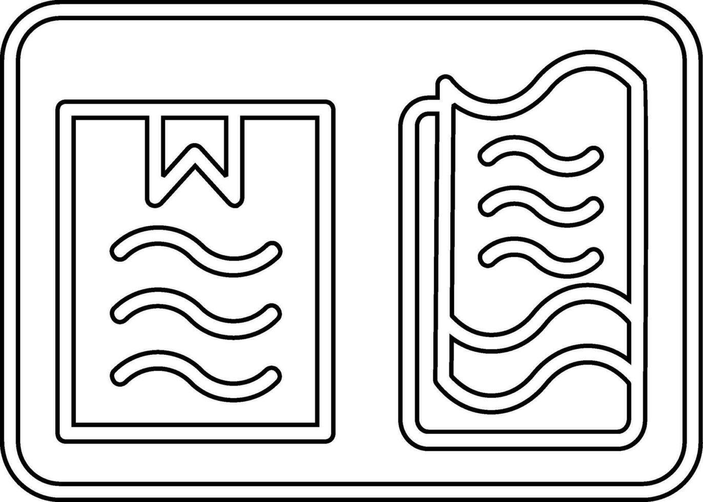 icône de vecteur de livre numérique