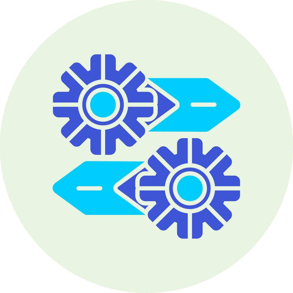 icône de vecteur d'engrenage