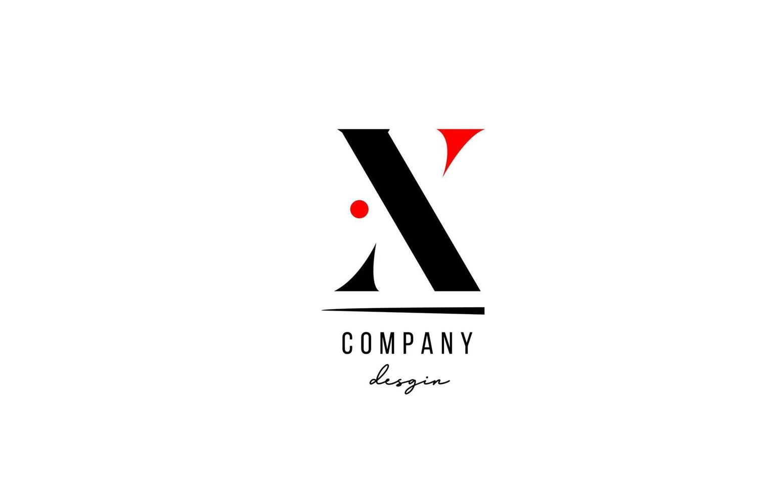x lettre logo alphabet design icône pour entreprise et entreprise vecteur