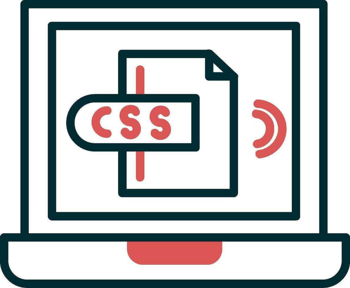 icône de vecteur css