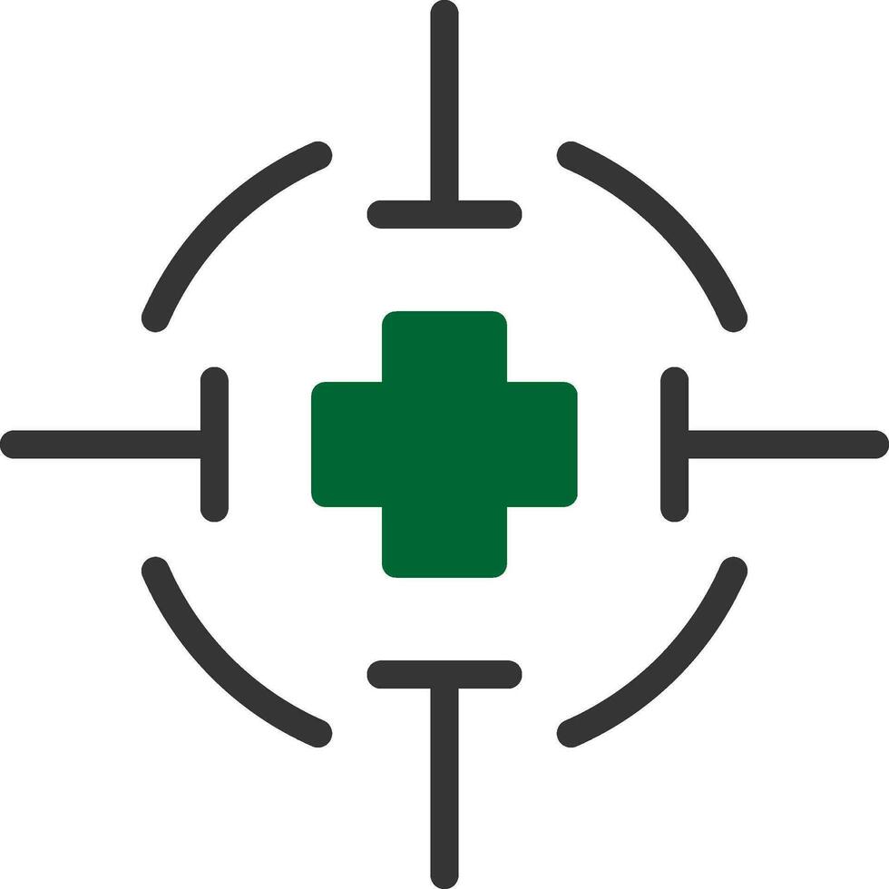 conception d'icône créative cible vecteur