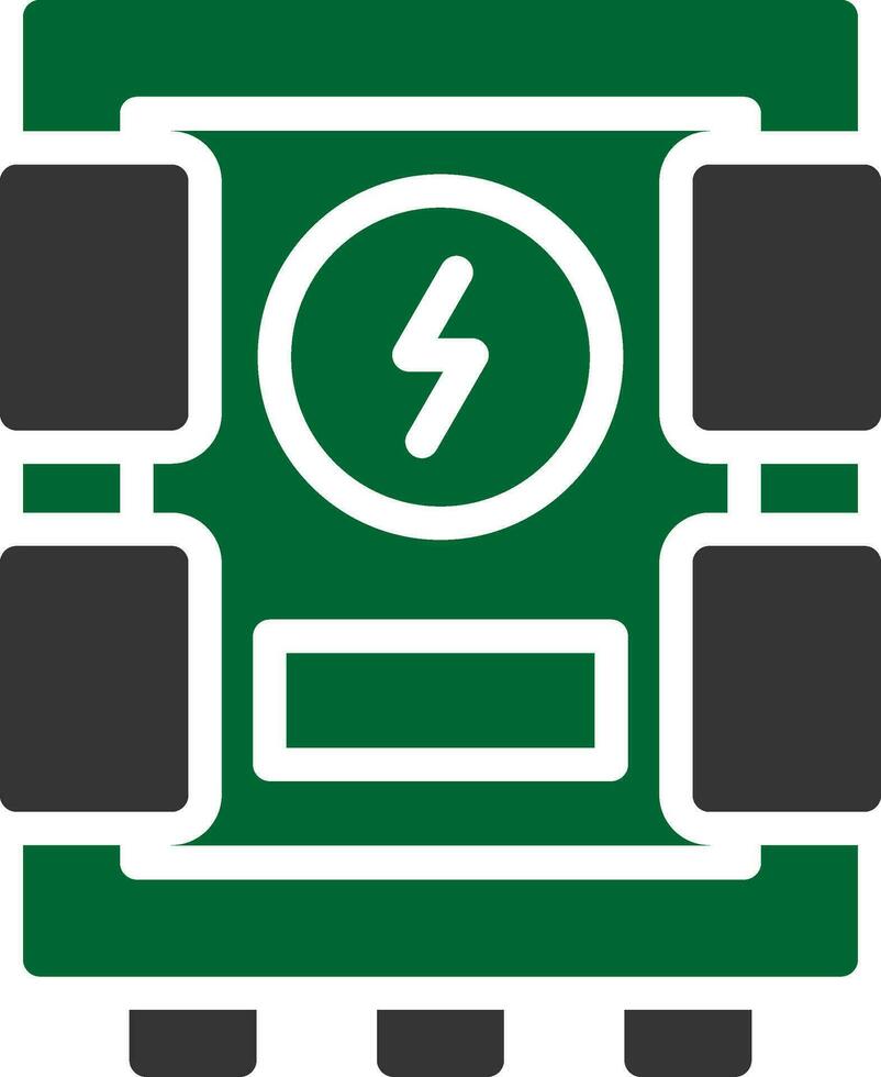 conception d'icône créative de panneau électrique vecteur