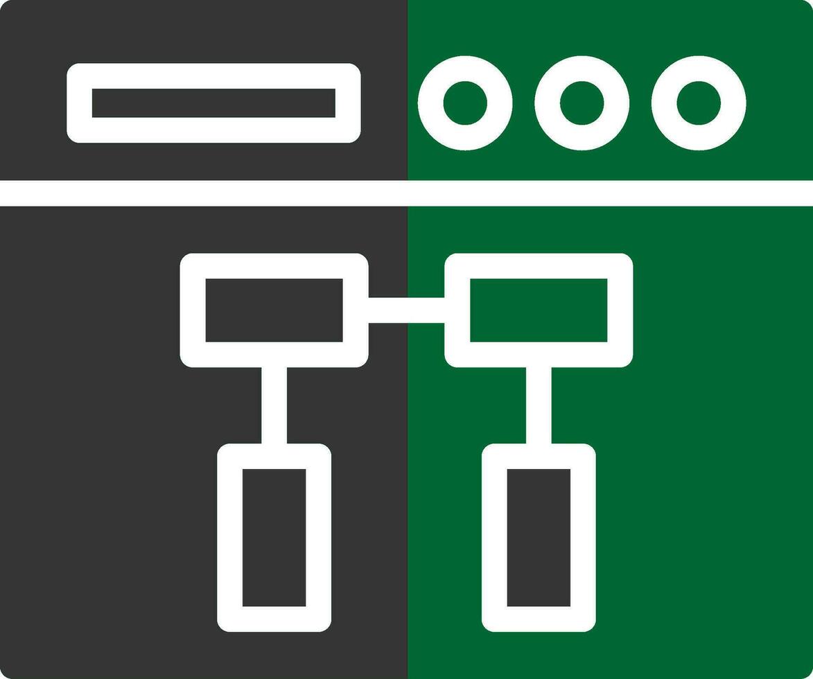 conception d'icône créative de plan de site vecteur