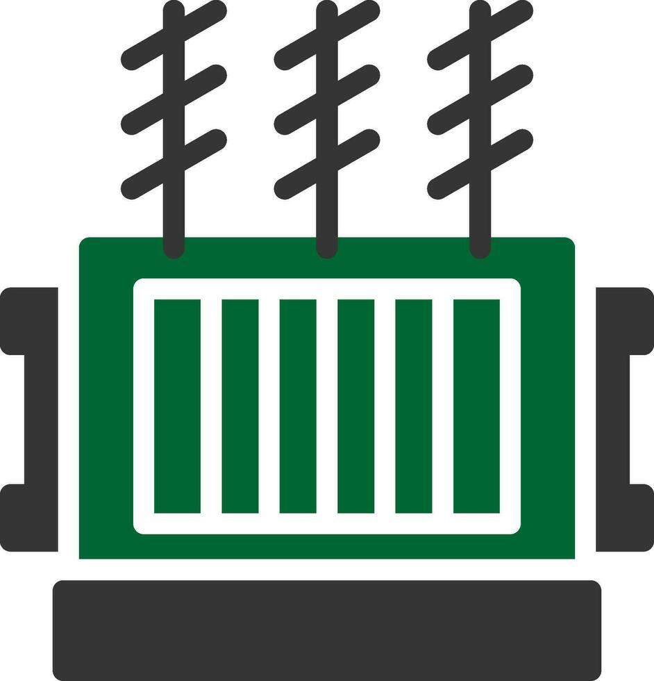 conception d'icône créative de transformateur de puissance vecteur