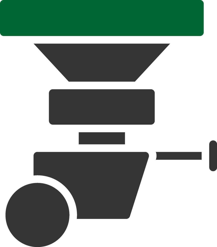 conception d'icône créative de semoir vecteur