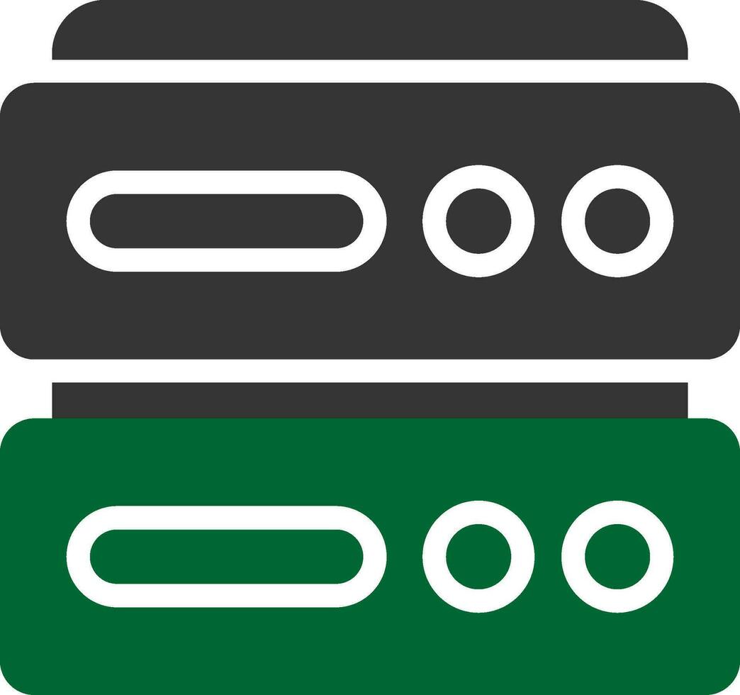 conception d'icône créative de base de données vecteur