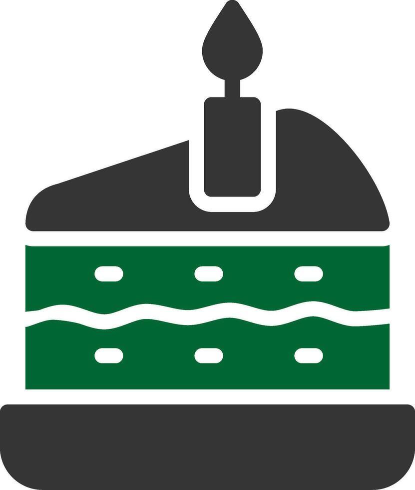 conception d'icône créative de gâteau vecteur