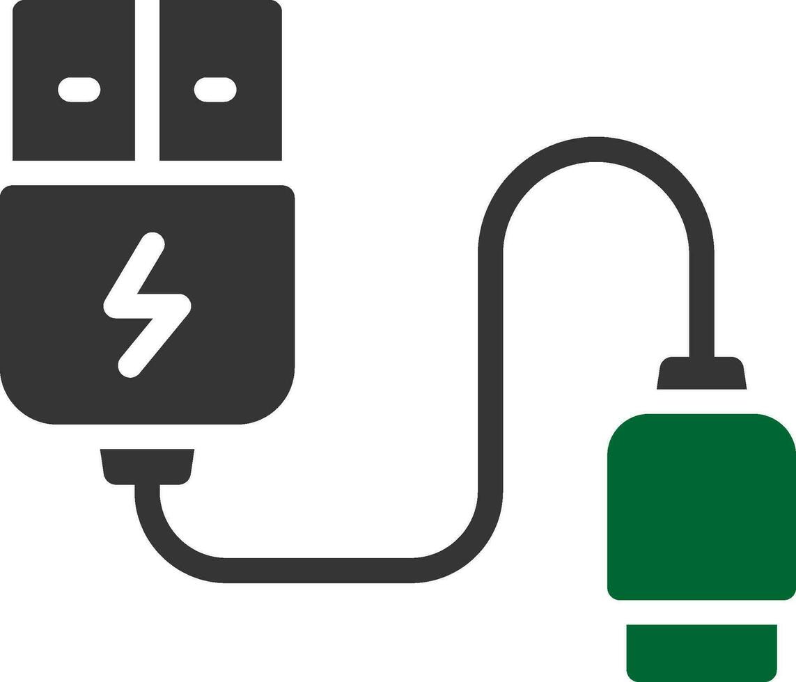 conception d'icône créative de câble usb vecteur