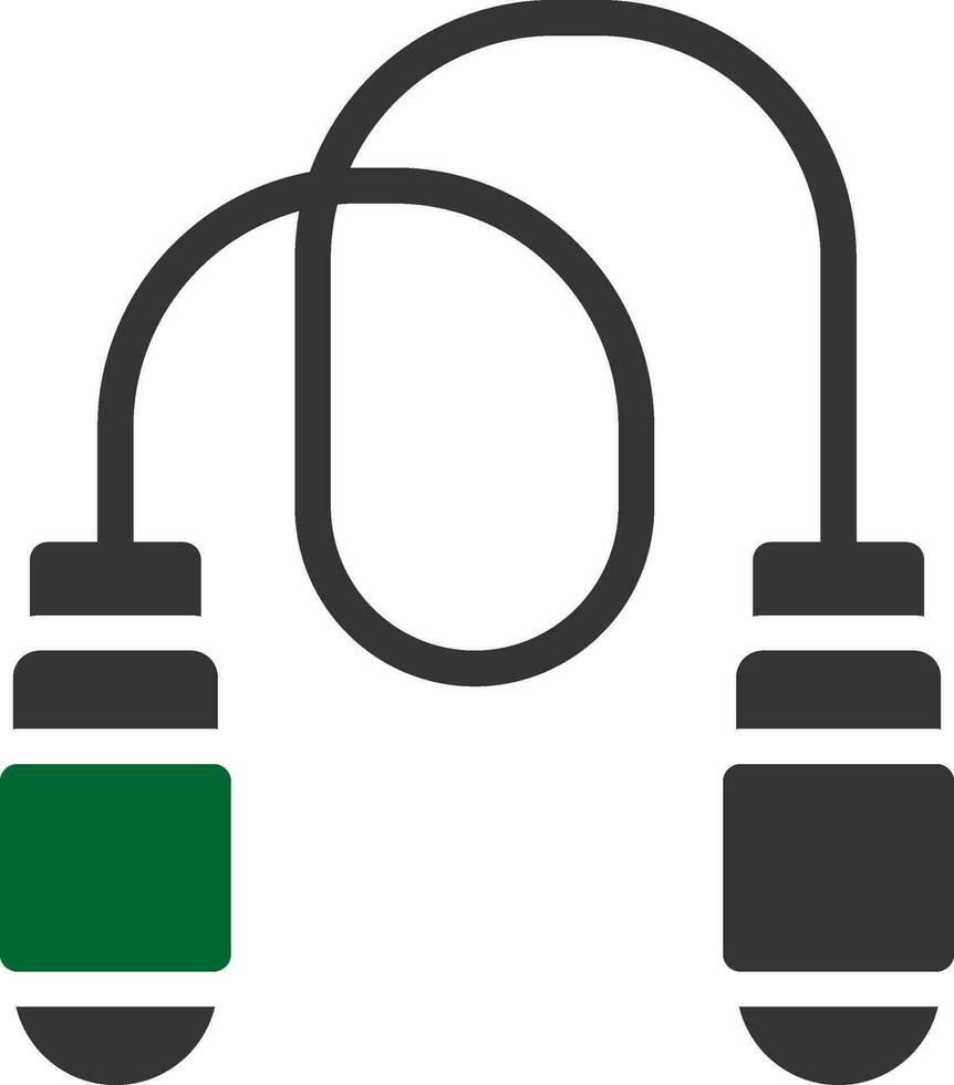 conception d'icône créative corde à sauter vecteur