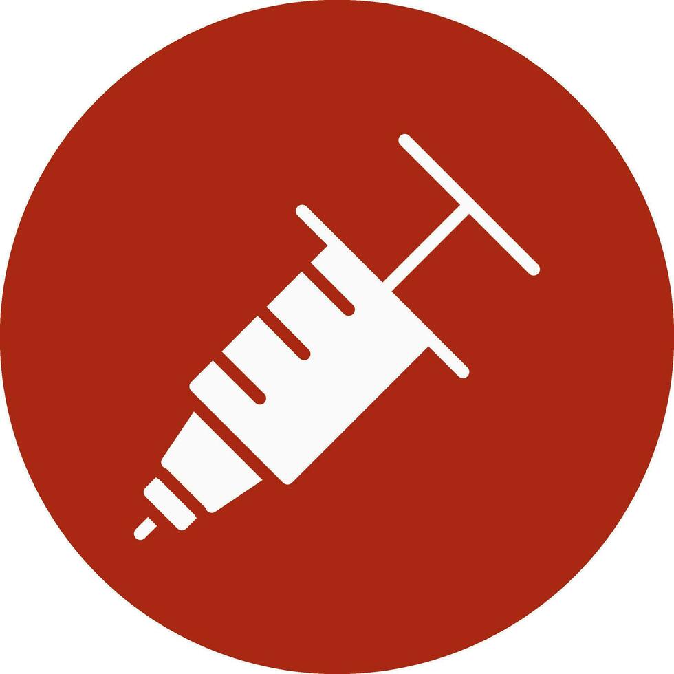 conception d'icône créative de seringue vecteur