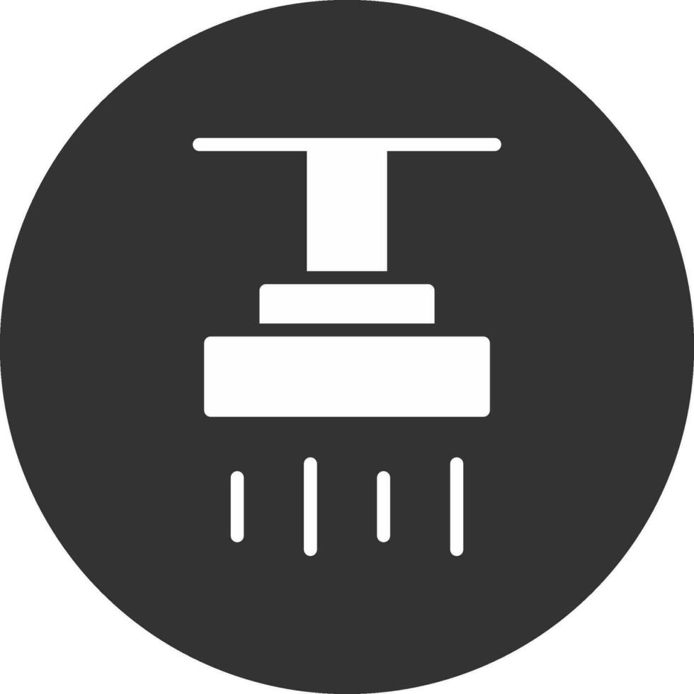 conception d'icône créative de douche vecteur