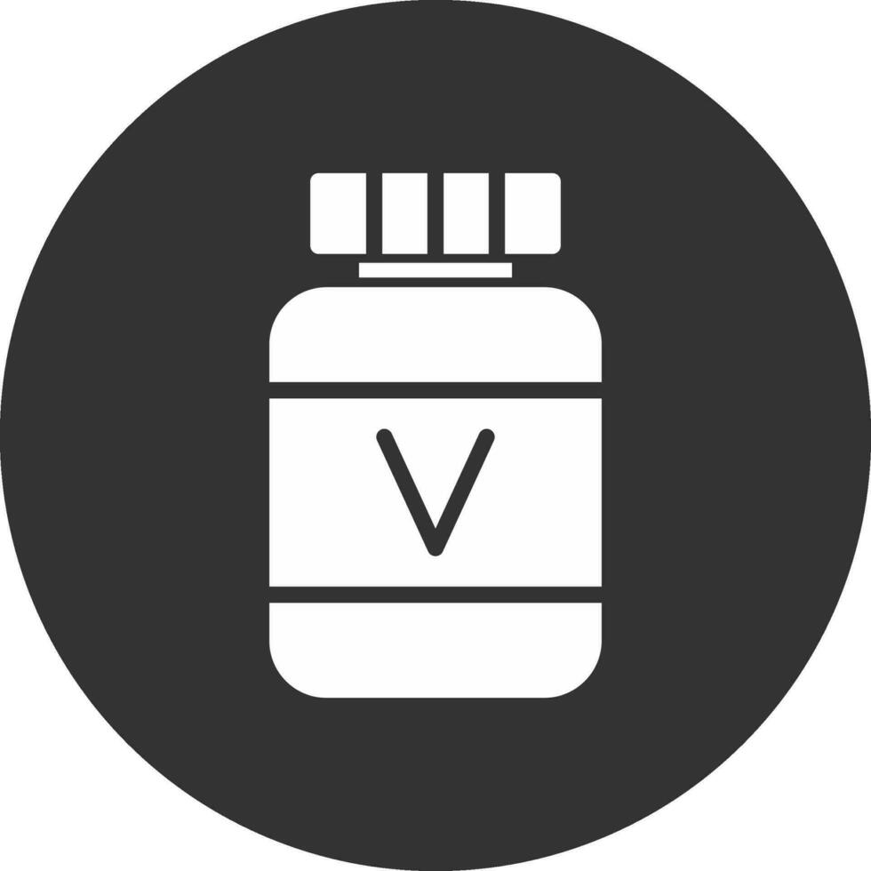 conception d'icônes créatives de vitamines vecteur