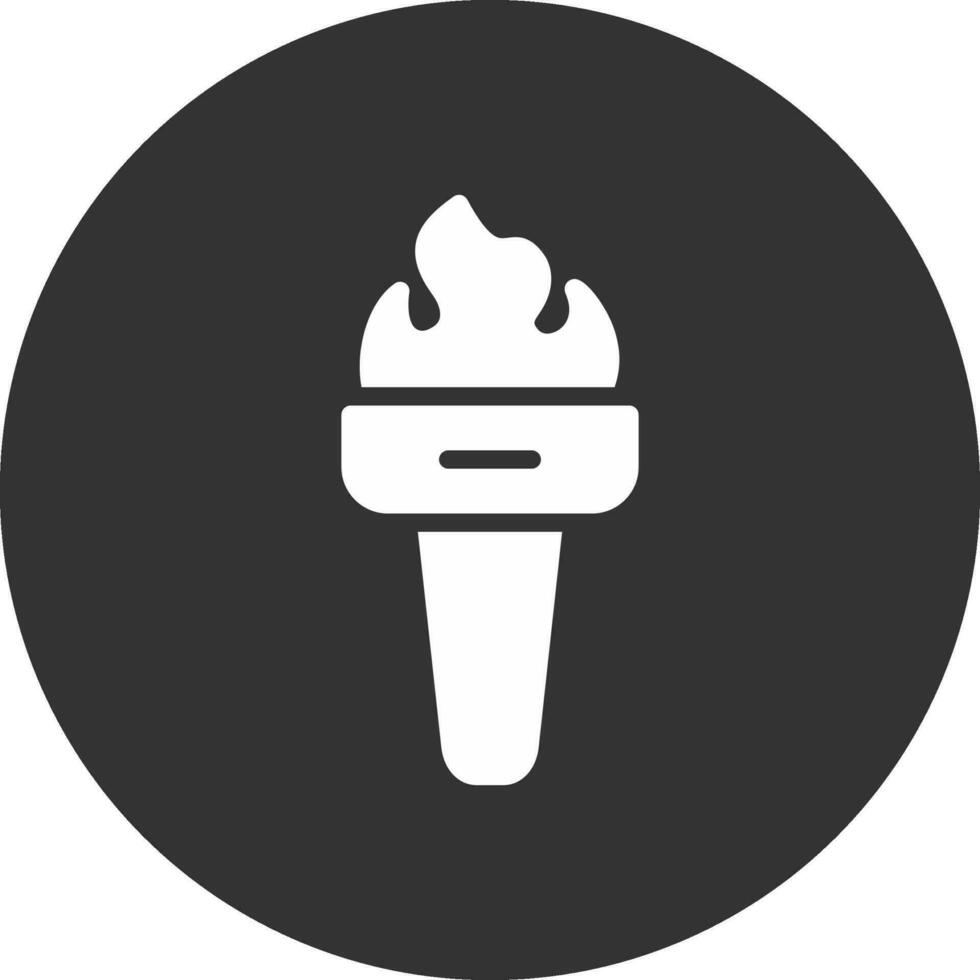 conception d'icône créative de torche de pirates vecteur
