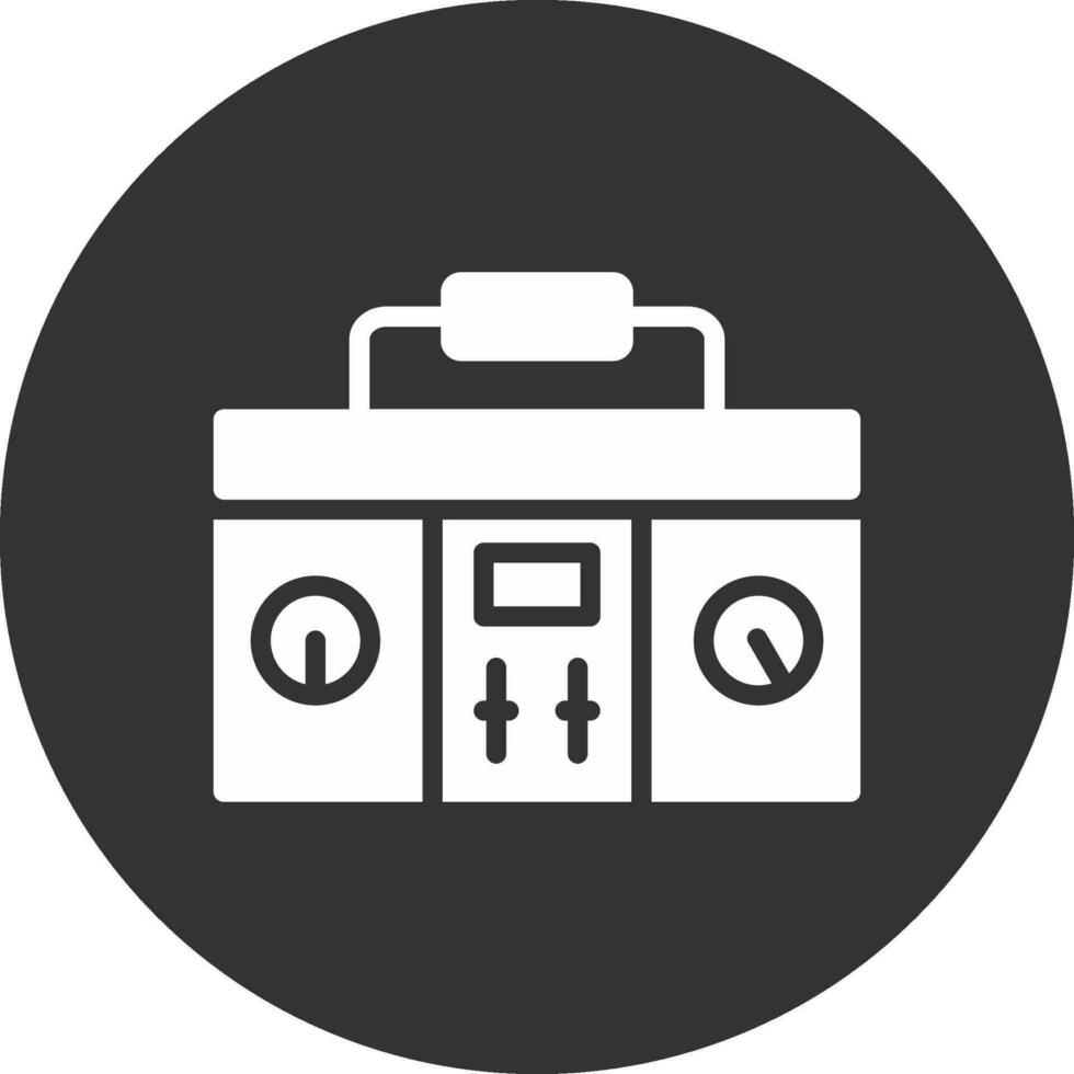conception d'icône créative de mélangeur dj vecteur