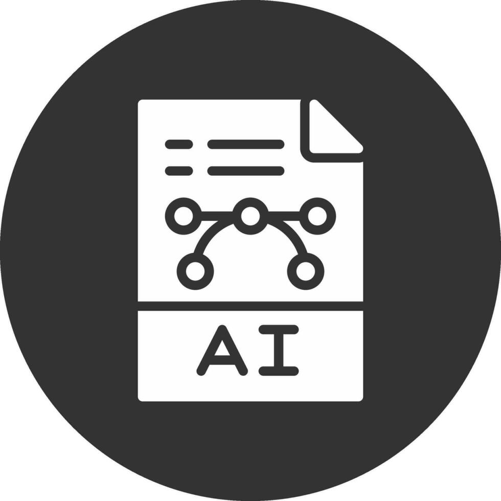 conception d'icône créative de fichier ai vecteur