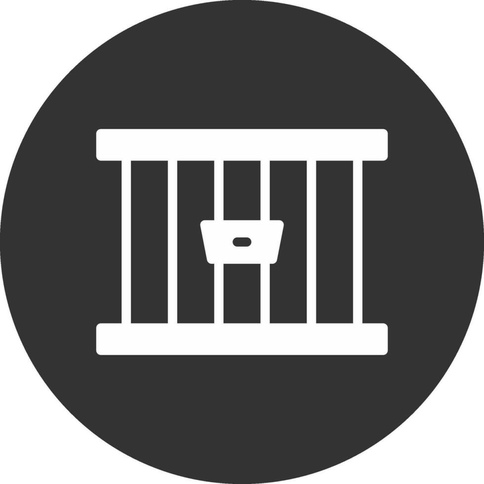 conception d'icône créative de prison vecteur