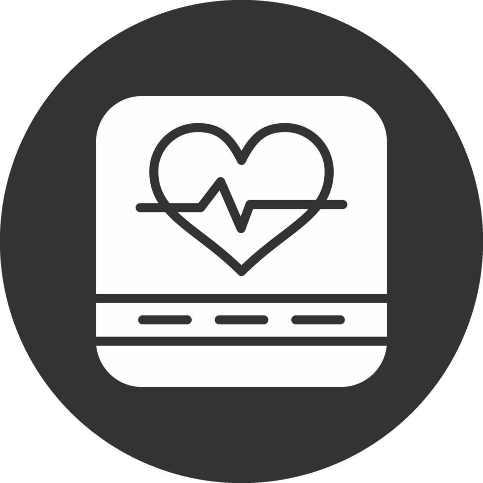 conception d'icône créative de fréquence cardiaque vecteur