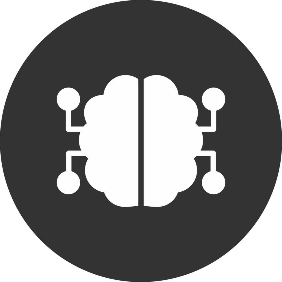 les neurones circuit Créatif icône conception vecteur