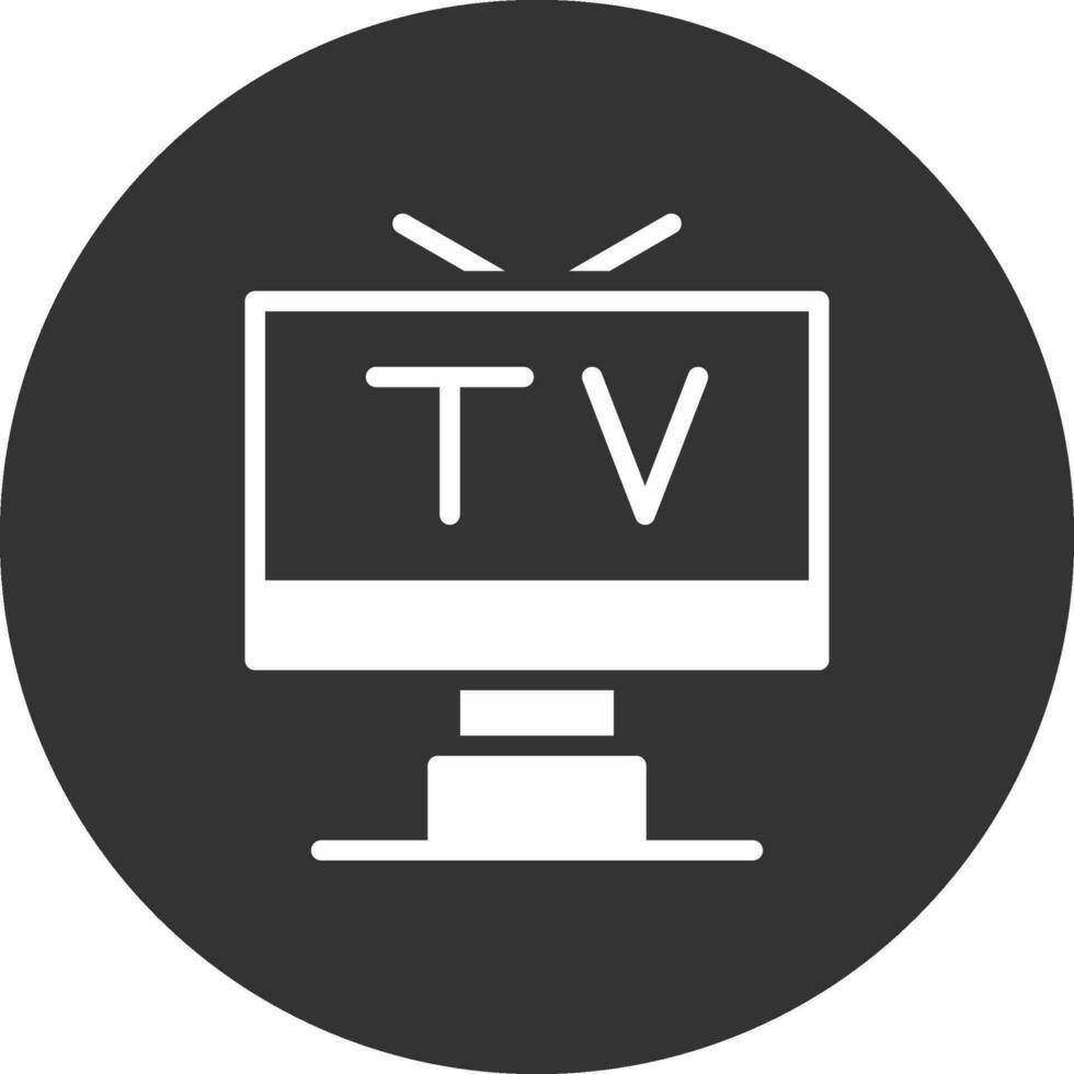 conception d'icône créative tv vecteur