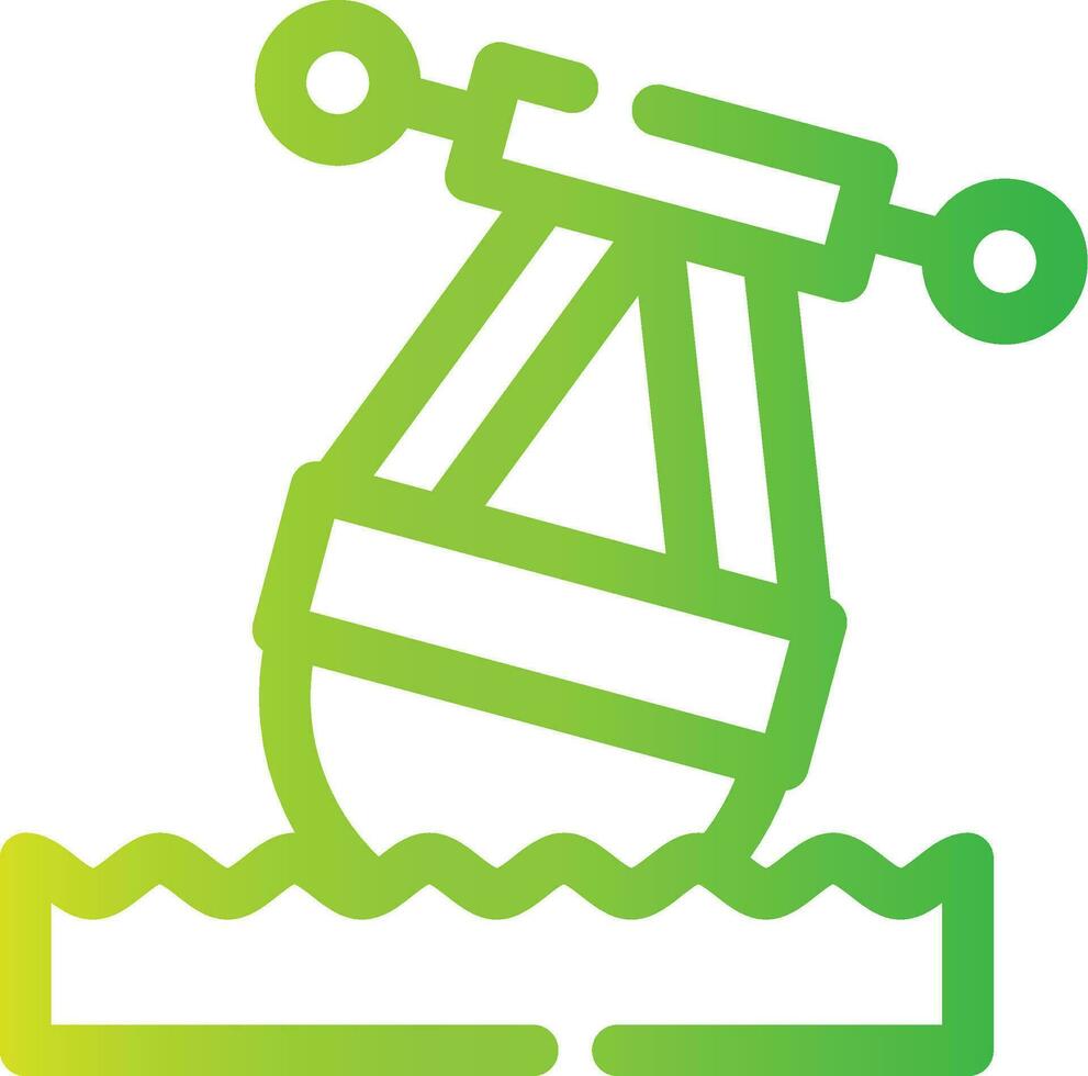 conception d'icône créative bouée vecteur