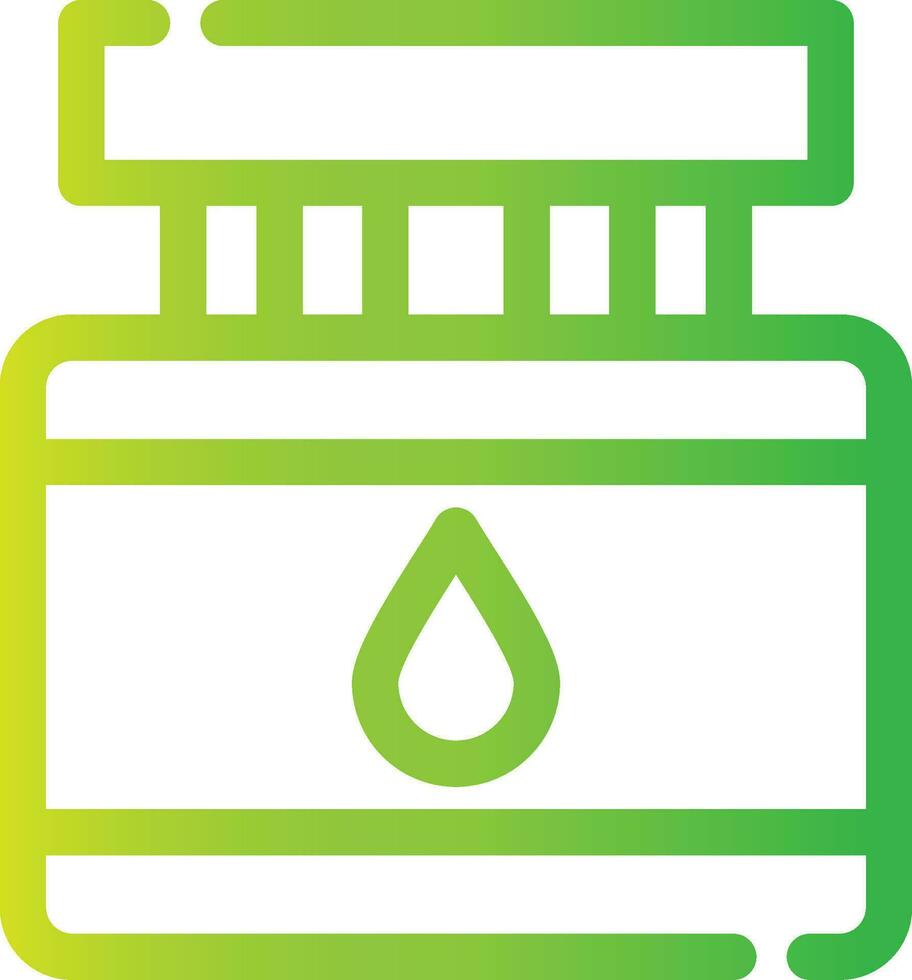 conception d'icône créative de bouteille d'encre vecteur