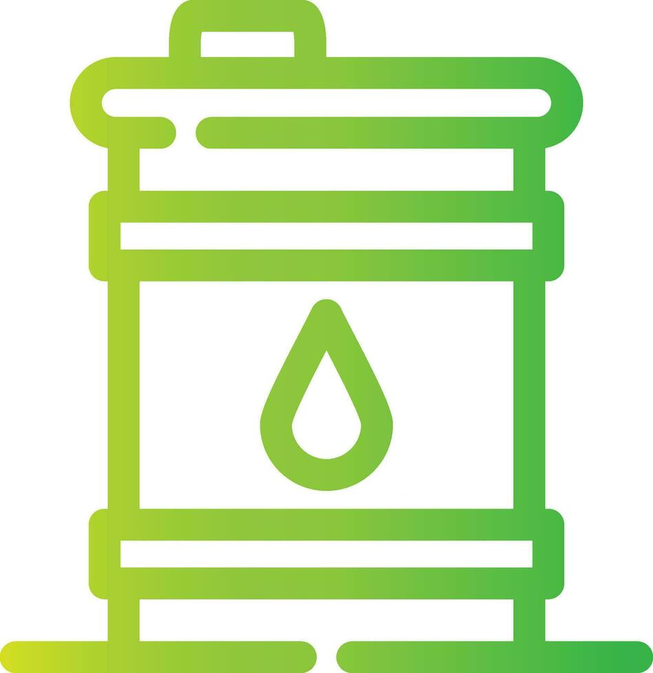 conception d'icône créative de baril de pétrole vecteur