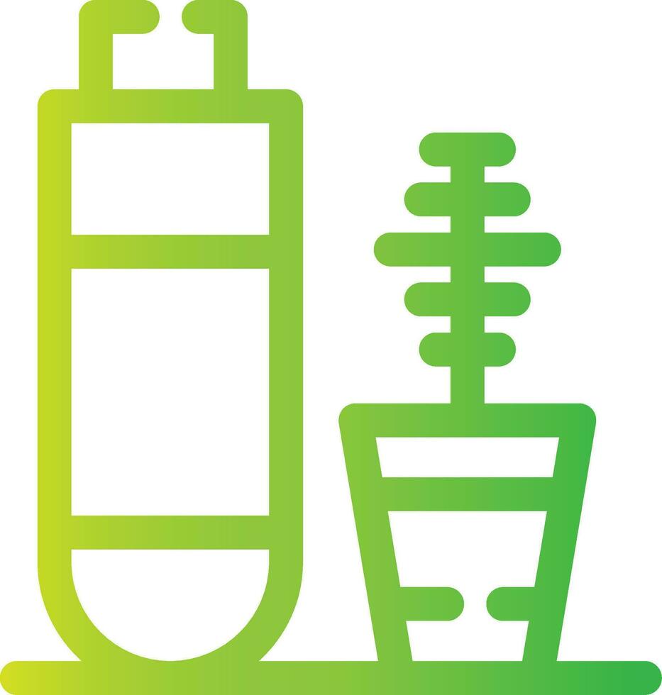 conception d'icône créative mascara vecteur