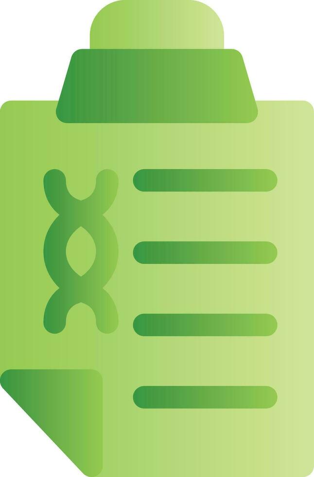 conception d'icône créative de test ADN vecteur