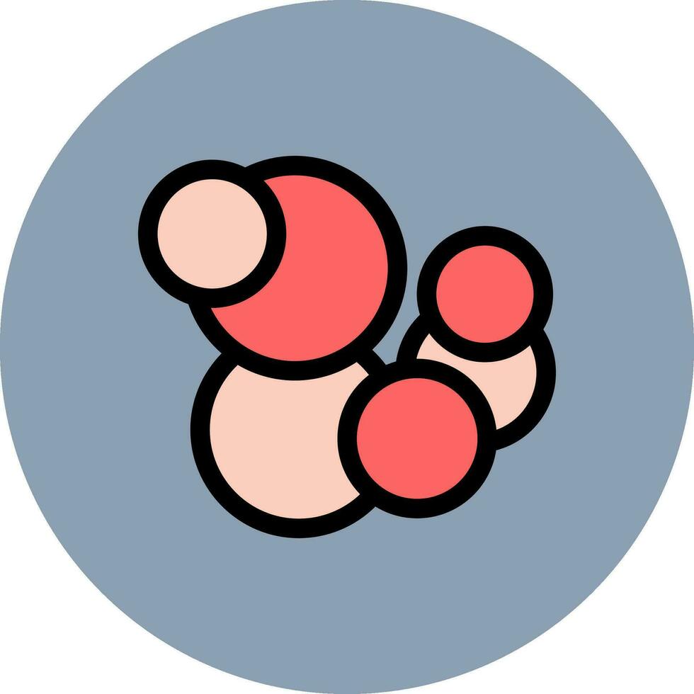 conception d'icône créative de cellule cancéreuse vecteur