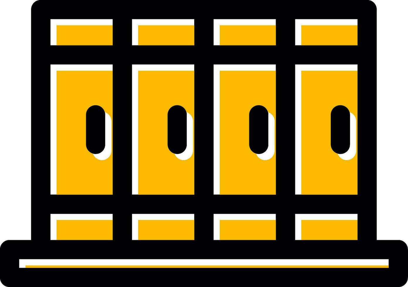 conception d'icône créative de casier vecteur