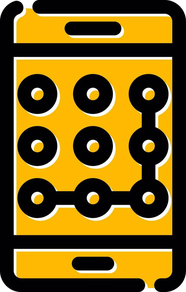 conception d'icône créative de verrouillage de modèle vecteur