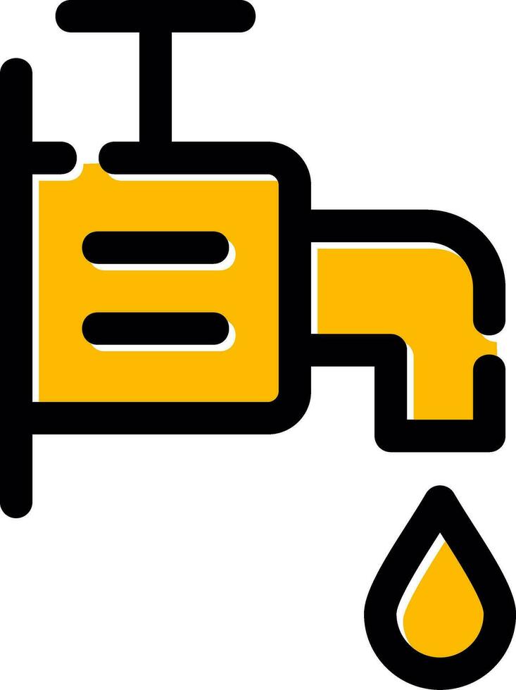 conception d'icône créative de robinet vecteur