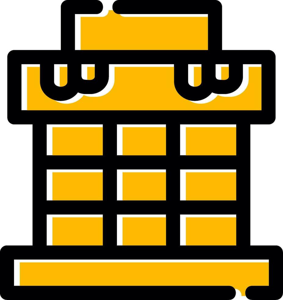 conception d'icône créative haut de cheminée vecteur