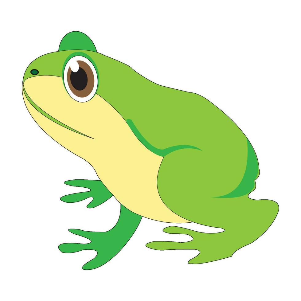 grenouille icône logo vecteur conception modèle