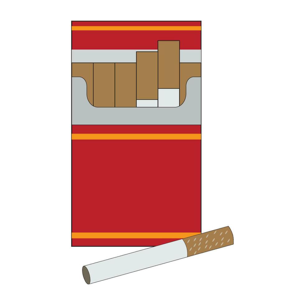 cigarette icône logo vecteur conception modèle