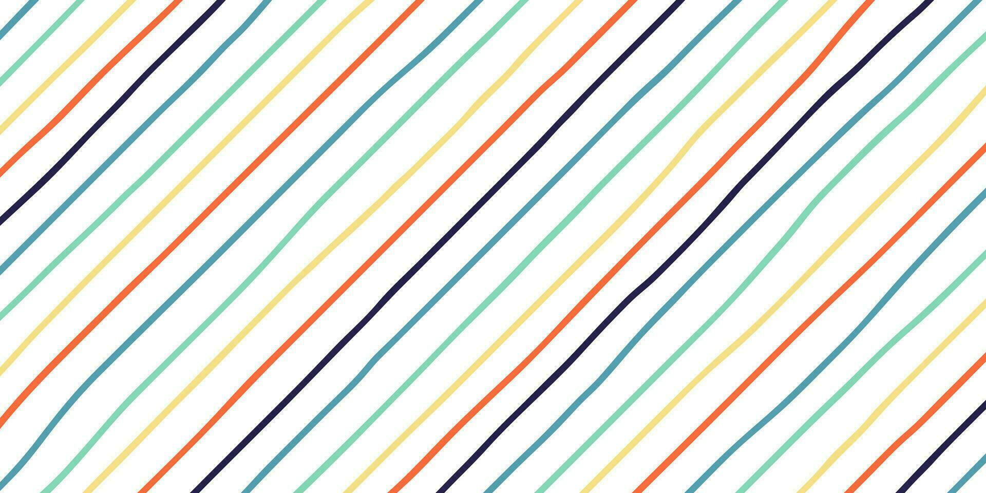 main tiré coloré diagonale rayures sans couture modèle. Créatif Contexte pour les enfants. vecteur illustration