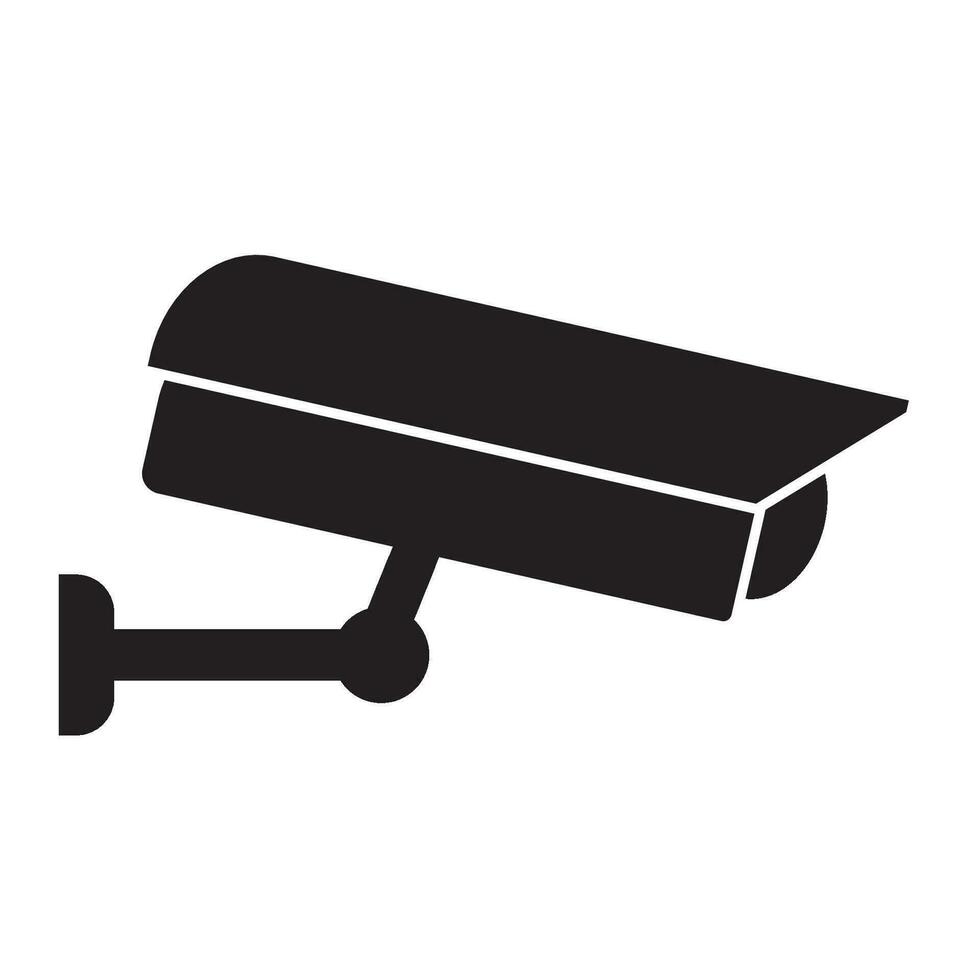 vidéosurveillance caméra icône logo vecteur conception modèle