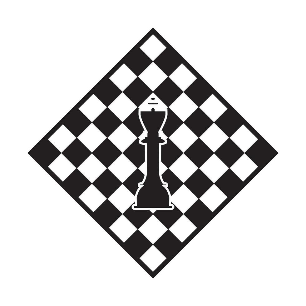 échecs icône logo vecteur conception modèle