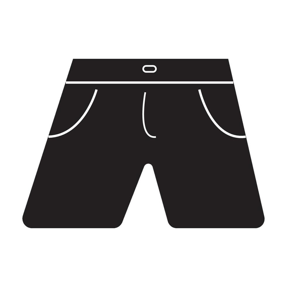 un pantalon icône logo vecteur conception modèle